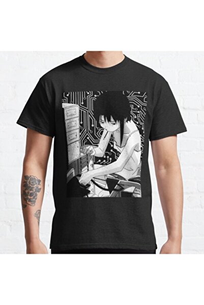 ZOKAWEAR Cyberpunk Aesthetic Serial Experiments Lain Anime - Tricou imprimat ...