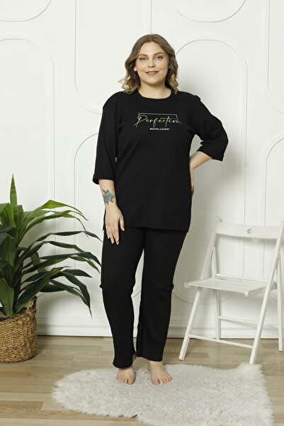 FAMES PİJAMA BÜYÜK BEDEN MEVSİMLİK PİJAMA TAKIMI