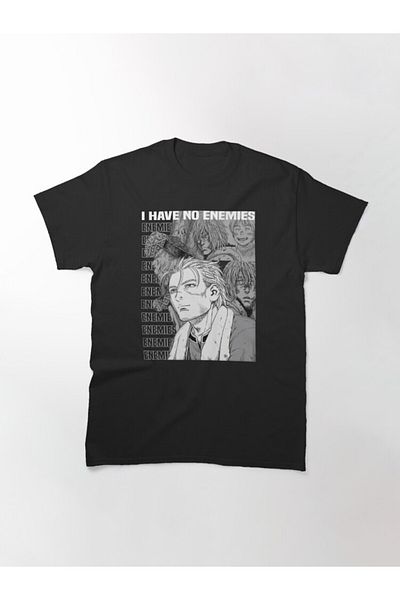 ZOKAWEAR Tricou cu imprimeu cu design Loose Fit I Have No Enemies Thorfinn
