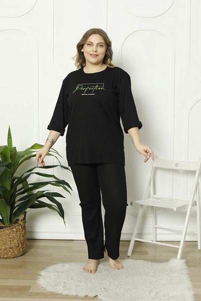 FAMES PİJAMA PLUS SIZE SEASONAL PAJAMAS SET