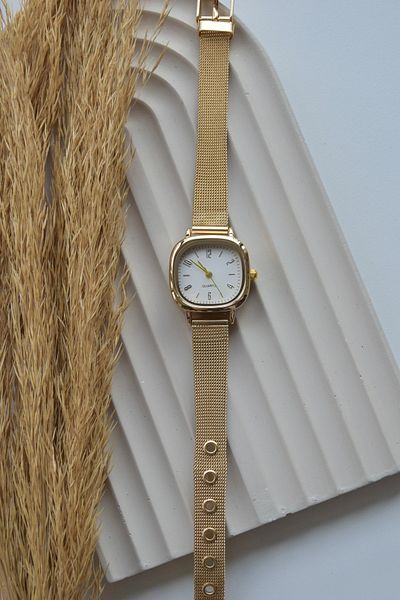 LOOKUP NEW Wristwatch Straw Cord Unisex Model Women's Stainless Water Resistant Wristwatch