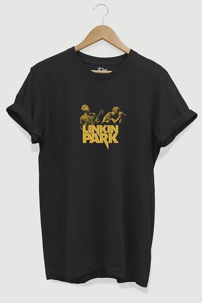 DESTİNE Day Light Rock Series Linkin Park Logo Tricou negru