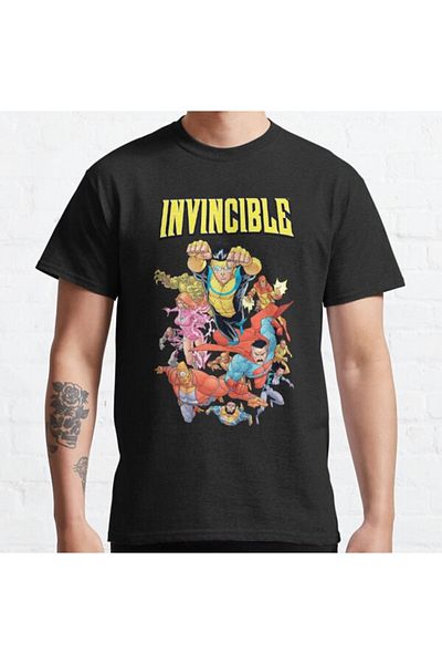 ZOKAWEAR Μπλουζάκι Loose Fit Invincible Design με στάμπα