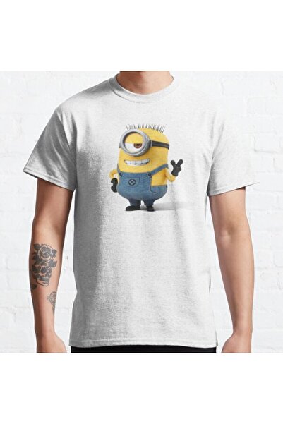 ZOKAWEAR Loose Fit Unisex Minions Carl Mr. Good Vibes Portrait Design Printed...