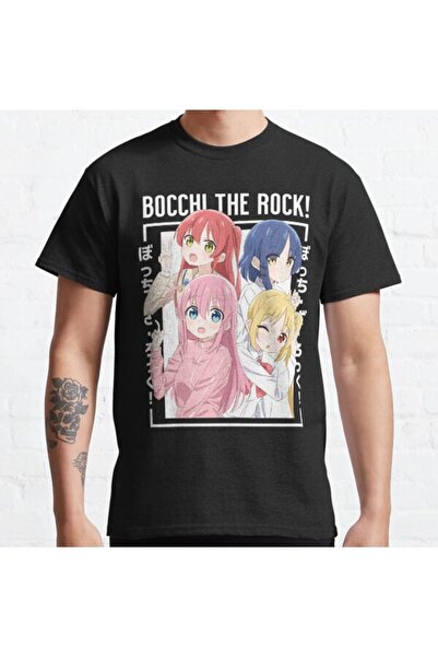 ZOKAWEAR Bol Kalıp Bocchi The Rock Tasarım Baskılı T-shirt
