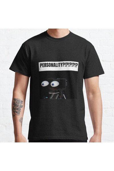 ZOKAWEAR Bol Kalıp Fnaf Endoskeleton Personality?!?!?!?!? Meme Tasarım Baskılı T-shirt