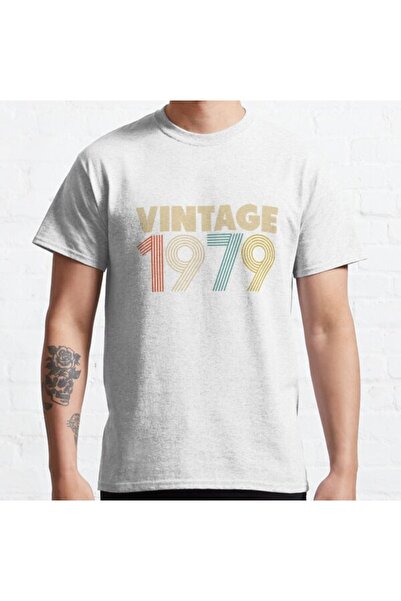 ZOKAWEAR Μπλουζάκι με στάμπα Loose Fit Unisex Vintage 1979 39th Birthday Design