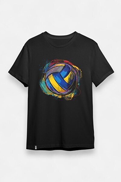 ZOKAWEAR Μπλουζάκι Unisex Loose Fit με στάμπα με θέμα το βόλεϊ