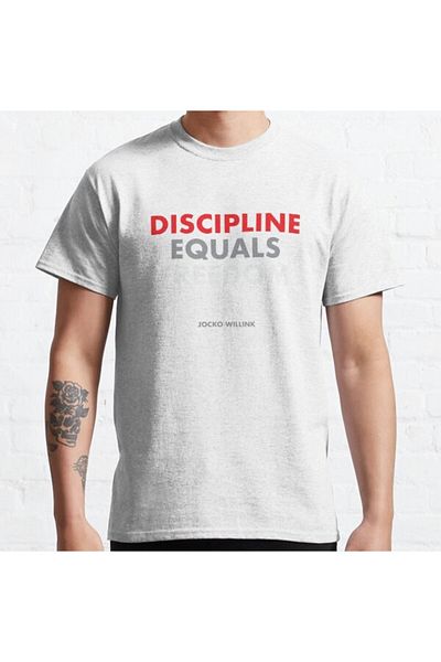 ZOKAWEAR Μπλουζάκι με τυπωμένο σχέδιο Jocko Willink, Unisex, "πιστημονική ίση ελευθερία"