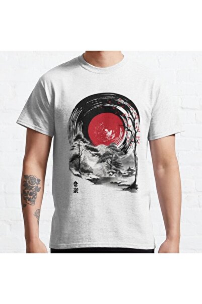 ZOKAWEAR Μπλουζάκι με στάμπα με Loose Fit Unisex Sound Of Japan Sumi E Design