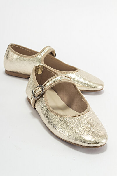 PASSAGE SHOES Women's Skin Genuine Leather Banded Ballerinas 1029