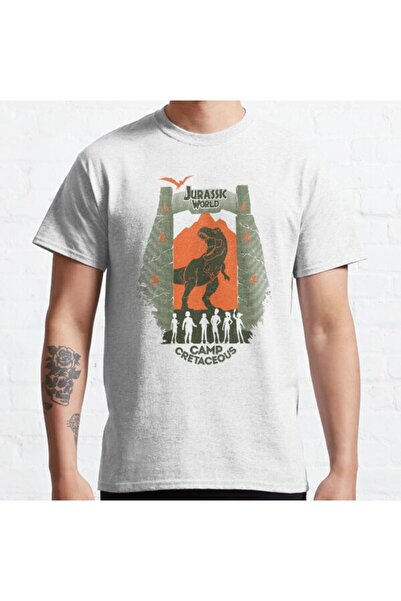 ZOKAWEAR Большой розмір унісекс Jurassic World: Camp Cretaceous Park Gate Диз...