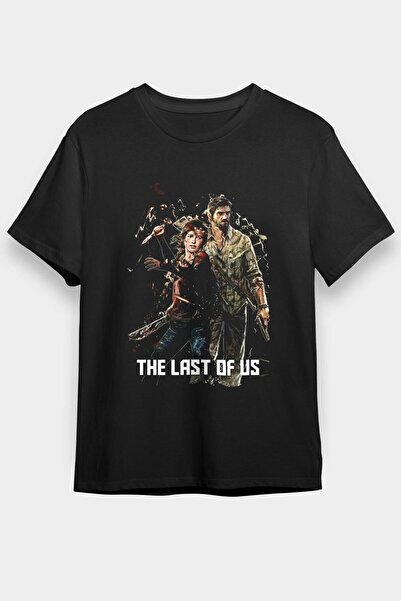 ZOKAWEAR Tricou negru cu imprimeu The Last Of Us unisex - Tricou