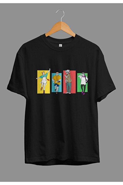 ZOKAWEAR Široka unisex majica sa otisnutim likovima iz anime serije Jujutsu K...