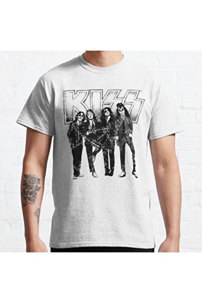 ZOKAWEAR Τυπωμένο μπλουζάκι Loose Fit Unisex Kiss The Band Design