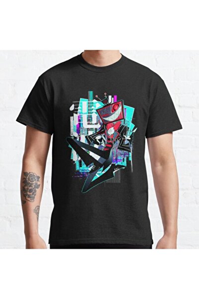 ZOKAWEAR Bol Kalıp Vox, Hazbin Hotel Tasarım Baskılı T-shirt