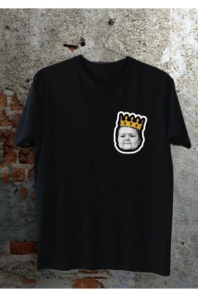 ZOKAWEAR Tricou obișnuit cu buzunare Hasbulla King, unisex, cu ajustare largi