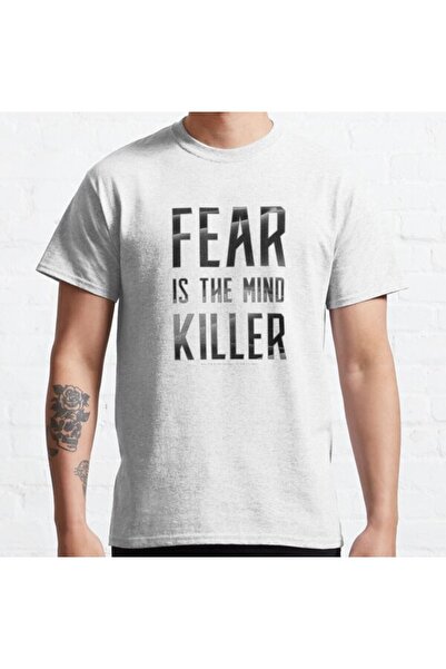 ZOKAWEAR Tricou cu imprimeu unisex Dune Fear Is The Mind-Killer (DARK) cu cro...