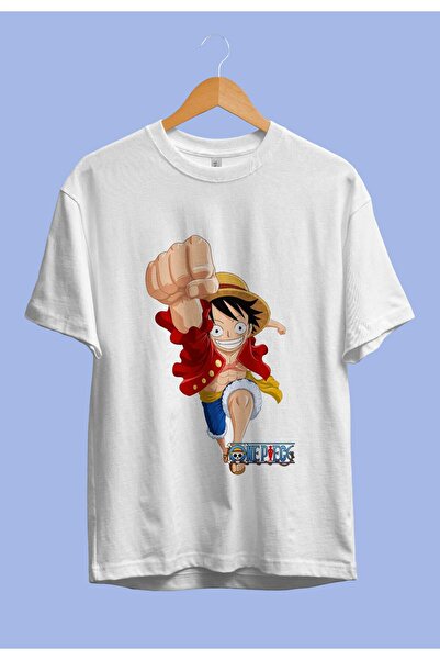 ZOKAWEAR Μπλουζάκι Loose Fit One Piece Luffy Design με στάμπα