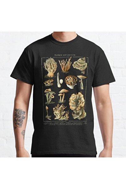 ZOKAWEAR Tricou cu imprimare unisex, în formă largi, Endure And Survive The L...