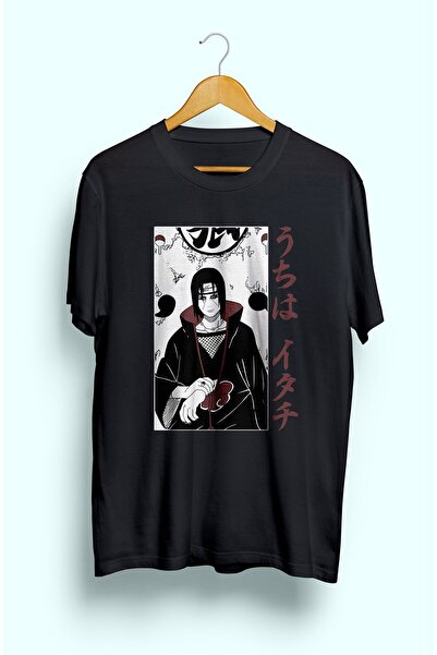 ZOKAWEAR Bol Kalıp Unisex Uchiha Itachi Naruto Anime Karakter Tasarım Baskılı...