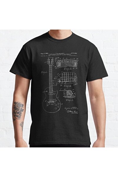 ZOKAWEAR Μπλουζάκι Loose Fit Unisex Guitar 4 Design Printed Tshirt