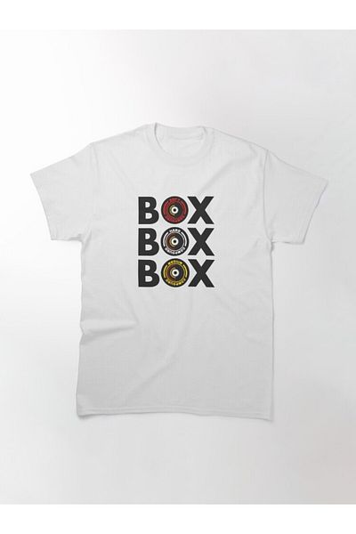 ZOKAWEAR Tricou imprimat unisex Box Box Infographic F1 Tire Compound Design
