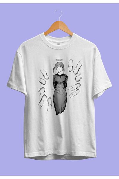 ZOKAWEAR Тениска с аниме тип „шевна машина с моторна резачка“ Makima по поръчка