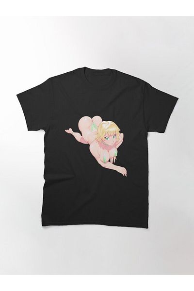 ZOKAWEAR Χαλαρή εφαρμογή Τι κοιτάζεις; Σχέδιο εμπριμέ μπλουζάκι