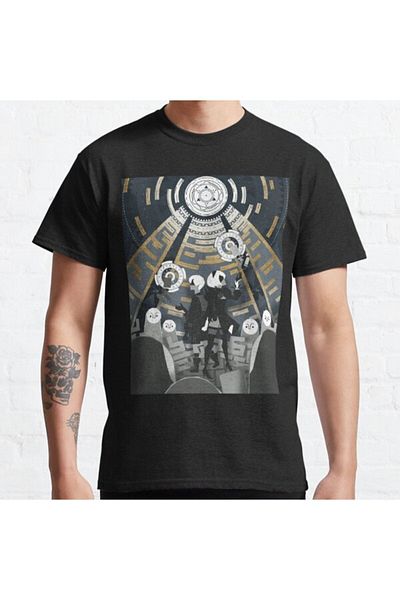 ZOKAWEAR Tricou cu imprimeu unisex Nier: Automata Design Loose Fit