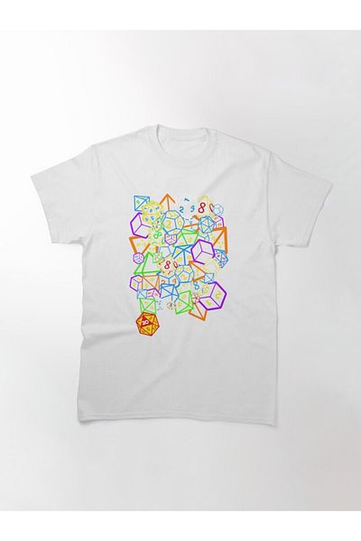 ZOKAWEAR Baggy Mold Unisex D D (DUNGEONS AND DRAGONS) Iată cum mă rostogolesc! Tricou imprimat cu design
