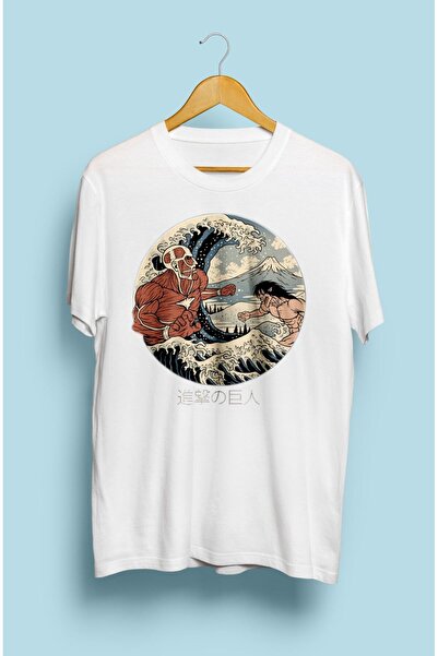 ZOKAWEAR Tricou cu imprimeu cu personaje de anime Attack On Titan, cu design ...