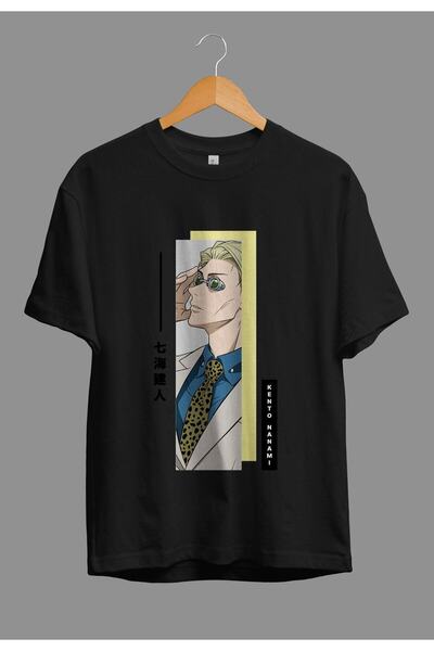 ZOKAWEAR Μπλουζάκι με τυπωμένο σχέδιο χαρακτήρων Anime Loose Fit Unisex Jujut...