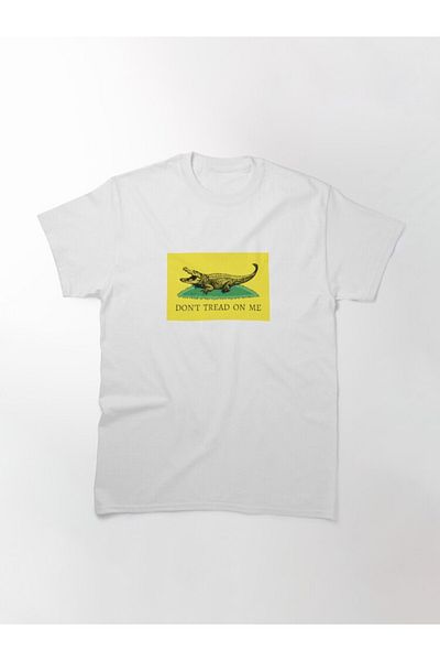 ZOKAWEAR Μπλουζάκι με τυπωμένο σχέδιο Loose Fit Unisex Don't Tread On Me Alligator
