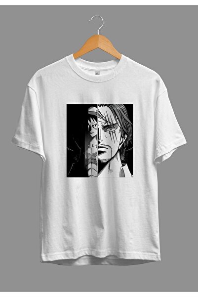 ZOKAWEAR تي شيرت بتصميم مخصص مطبوع عليه شخصية الرسوم المتحركة لوفي وشانكس قطع...