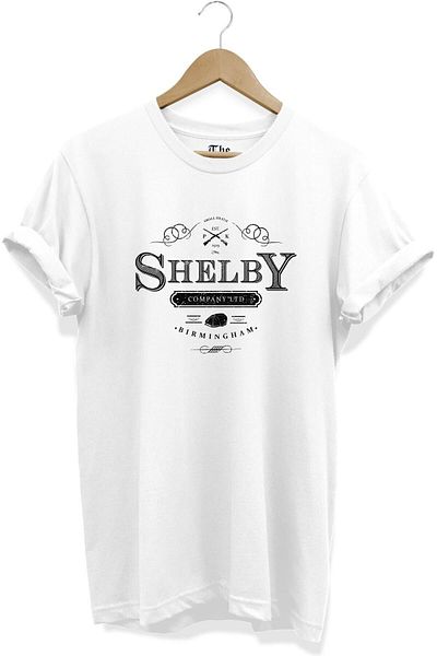 ZOKAWEAR Μπλουζάκι Unisex Loose Fit White Peaky Blinders -shelby Printed κοντομάνικο μπλουζάκι