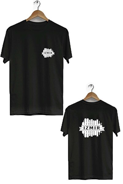 ZOKAWEAR Μπλουζάκι Unisex Loose Fit Izmir εμπρός πίσω με εμπριμέ κοντό μανίκι με λαιμόκοψη 2190