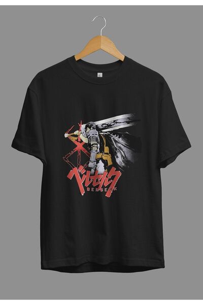 ZOKAWEAR تي شيرت بتصميم مخصص مطبوع عليه شخصية Berserk Guts للجنسين