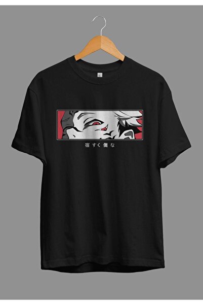 ZOKAWEAR Тениска с принтиран дизайн на аниме герой от джуджуцу кайсен сукуна ...