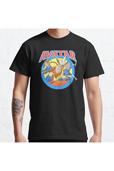 ZOKAWEAR Loose Fit Unisex Avatar: The Last Airbender Group Vintage Circle Des...