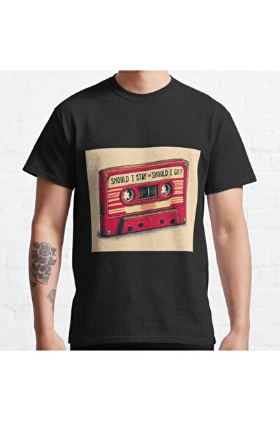 ZOKAWEAR Široka unisex majica "Should I Stay Or Should I Go" iz 4. sezone ser...