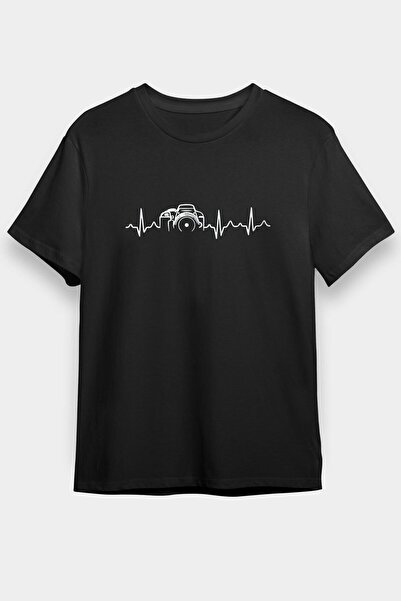 ZOKAWEAR Unisex Bol Kalıp Fotoğrafçı Beyaz Tişört T-shirt - Tişörtfabrikası