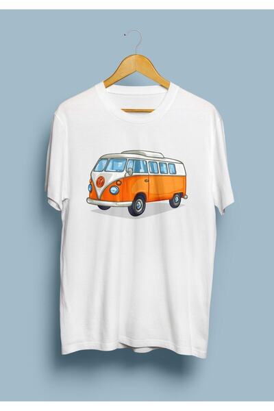 ZOKAWEAR Tricou imprimat Wosvagen Nostalgia Minibus Design