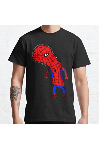 ZOKAWEAR Μπλουζάκι Loose Fit Unisex Spoderman Meme με στάμπα
