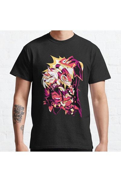 ZOKAWEAR Μπλουζάκι Loose Fit Helluva Boss Blitzo Design με στάμπα