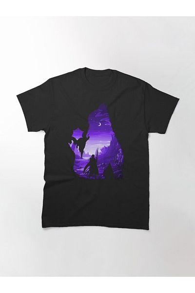 ZOKAWEAR Μπλουζάκι Loose Fit Unisex Baldurs Gate 3 Shadowheart *negative Illusion* Design Printed Tshirt