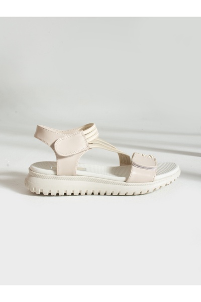Alemdar Shoes REBUS Cream Velcro Women's Sandals