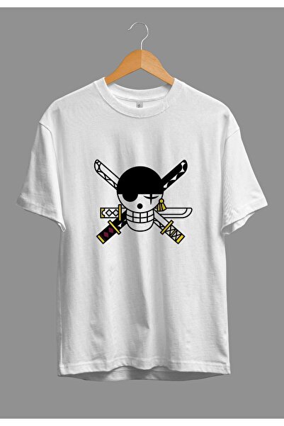ZOKAWEAR Tricou cu imprimeu cu emblemă Zoro, cu o singură bucată