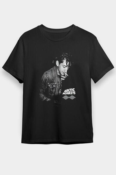 ZOKAWEAR تي شيرت أسود فضفاض للجنسين من Arctic Monkeys - مصنع تي شيرت