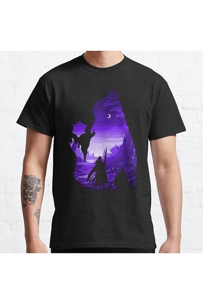 ZOKAWEAR Μπλουζάκι Loose Fit Unisex Baldurs Gate 3 Shadowheart *negative Illusion* Design Printed Tshirt
